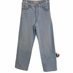 Levi’s Ribcage Straight Ankle Light Blue Women's Jeans Size 26
